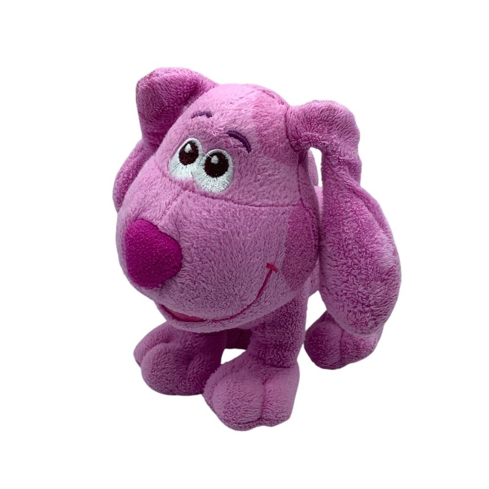 Nickelodeon Blues Clues & You Magenta Plush Toy 7” Soft Cuddly Stuffed Animal